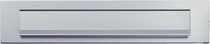 AXA Brievenbus briefplaat - aluminium geeloxeerd - 325 x 67 mm - 6205-33-91