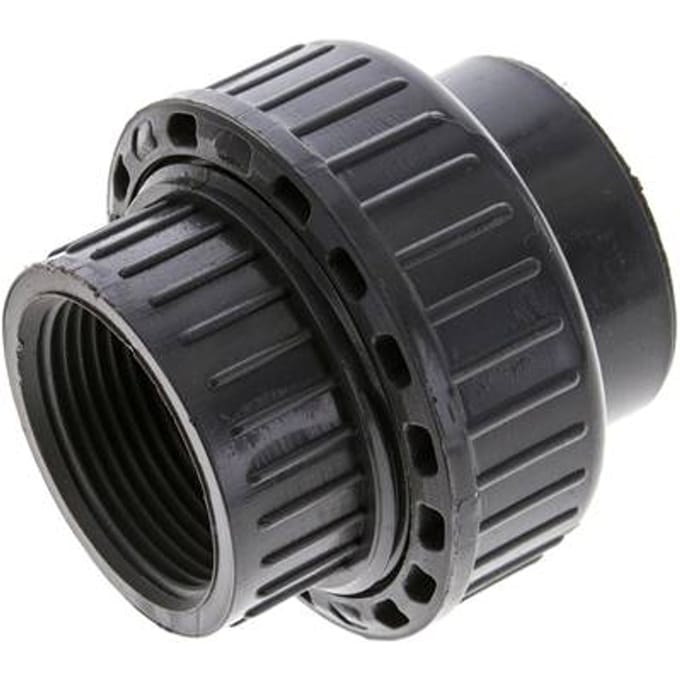 PVC Lijmmof Binnendraad Rp 1 1/4'' FKM