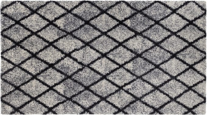 Hamat Lima 512 Wasbare Droogloopmat 67 x 120 cm | Design deurmat Berber Wit Lichtgrijs
