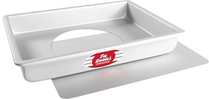 Geanodiseerde aluminium kaaspan met afneembare bodem - 9 x 13 x 2 inch