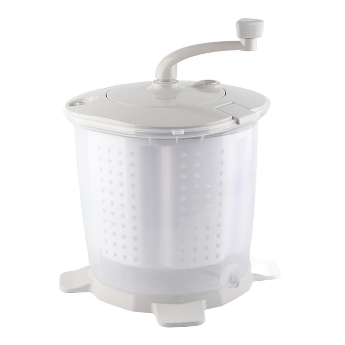 Mini draagbare handmatige wasmachine, ondergoedwasmachine voor thuis, slaapzaal, grijs gray