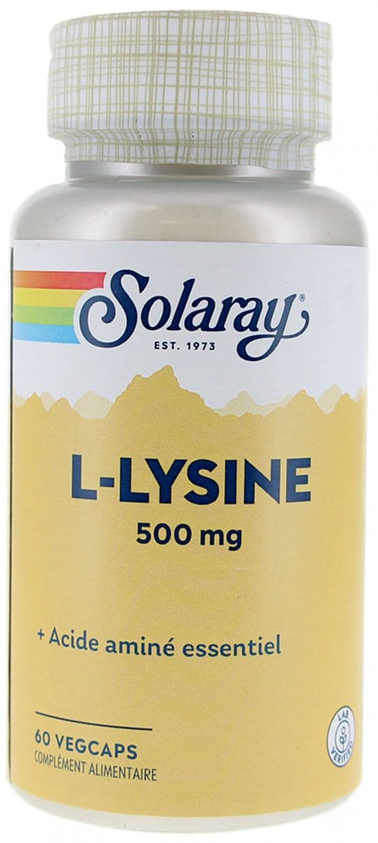 Solaray L-Lysine 500 mg 60 Vegacaps