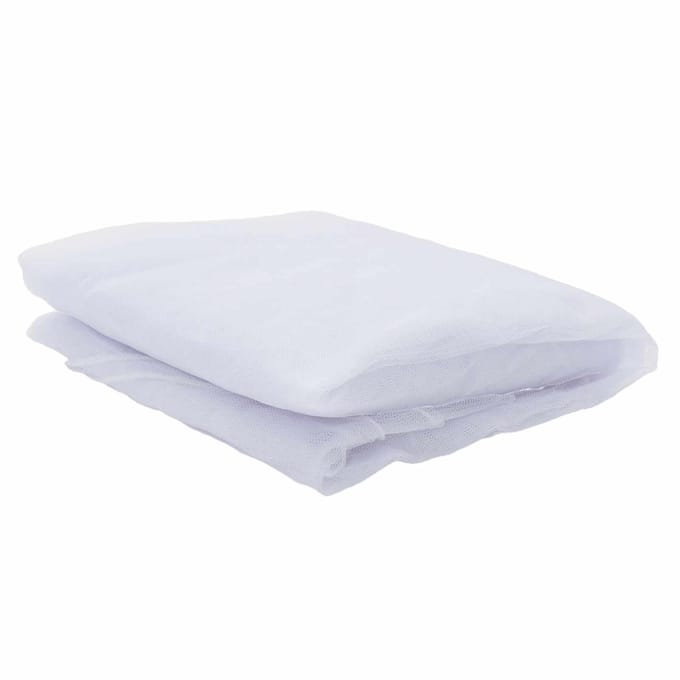 vidaXL - Muggennet - voor - prieel - 220 - mesh - Wit - 2 - x - 2 - x - 2 - m - Polyester