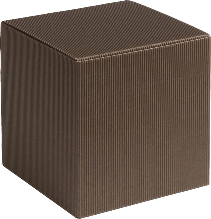 Cadeauverpakking vierkant-kubus karton 15x15x15cm BRUIN (100 stuks)