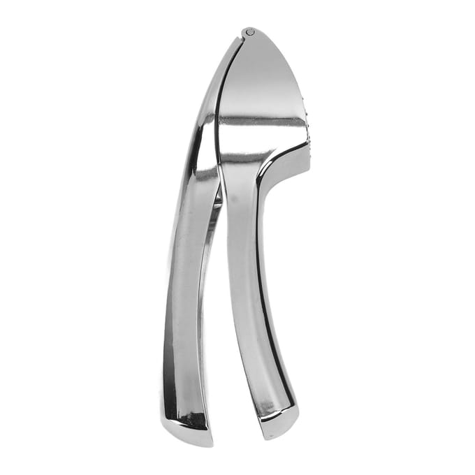Handmatige Knoflookpers Keuken Knoflookstamper Multifunctioneel Zinklegering Knoflookpuree Knijper white