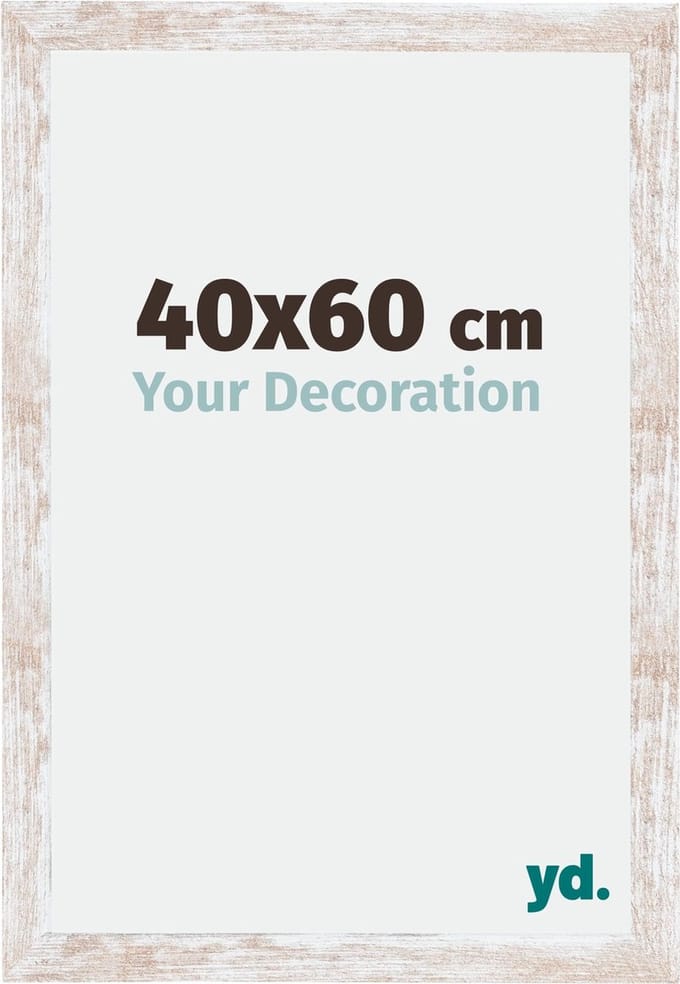 Your Decoration - Fotolijst 40x60 cm - MDF - White Wash - Catania