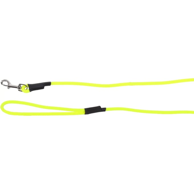 Flamingo - Hond Trainings- en zoeklijn Caspar Fluo geel 10m 17mm