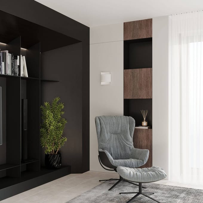Euluna Isotta wandlamp, halfronde, wit