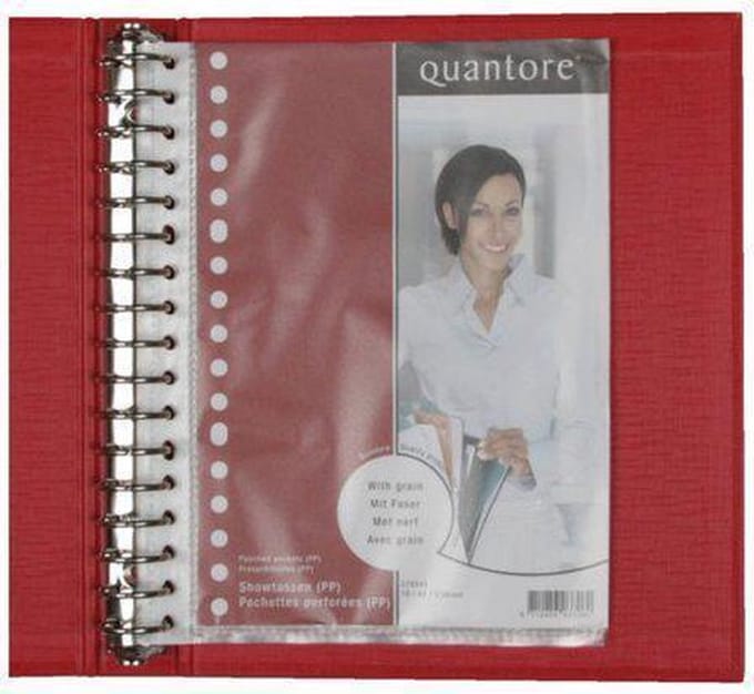 Showtas Quantore A5 17-gaats PP 0.06mm nerf 10 stuks