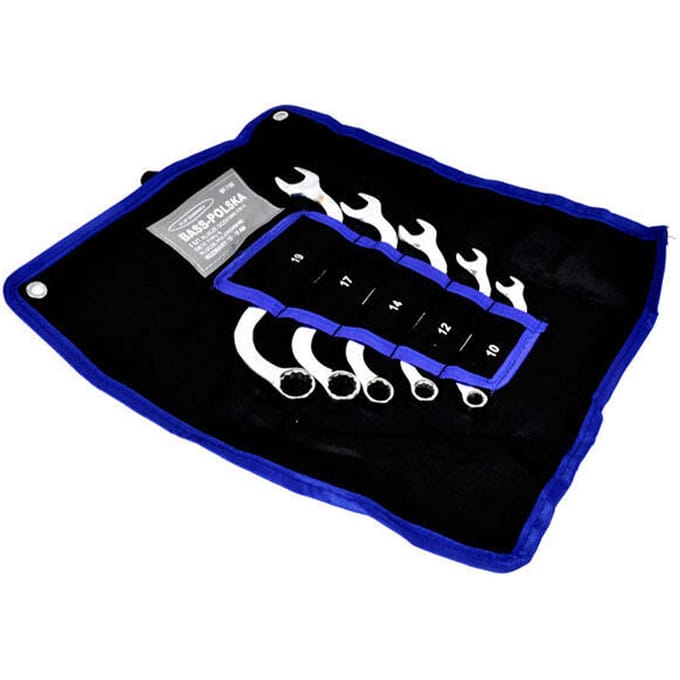 Steeksleutels voor dynamo's 10 - 19 mm, type S, 5 stuks.