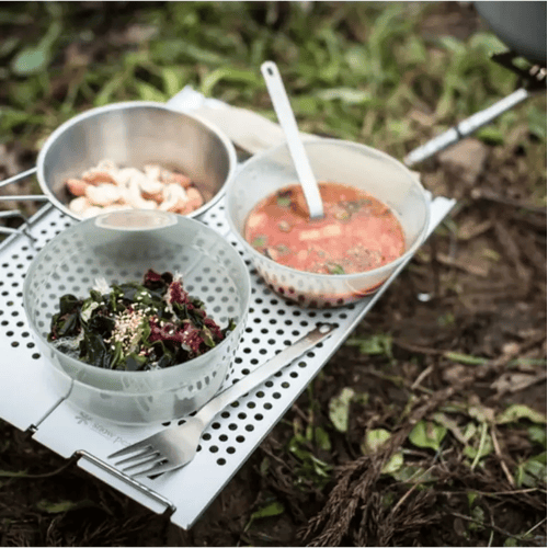 Snowpeak Titanium Fork & Spoon Set (Maat - OS, Kleur - Titanium)