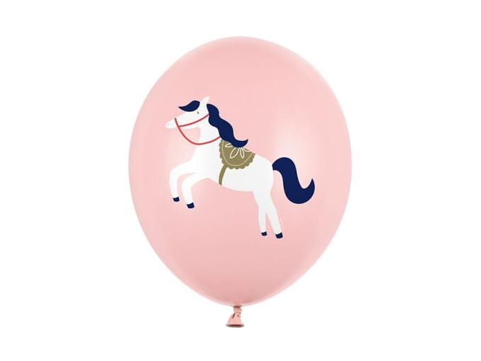 PartyDeco - Partydeco ballonnen - Paarden (50 stuks)
