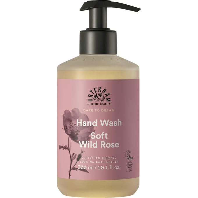 Urtekram Soft Wild Rose Handwas Reiniging Dames 300 ml