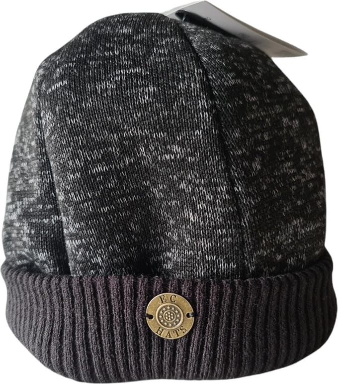 Paradise Heren Wintermuts - Beanie - Muts - One Size - Dark Grey/Black