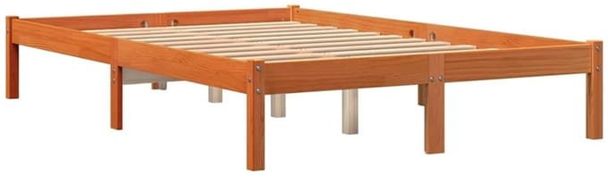 Dailygoods - Bedframe Massief Grenenhout - Tweepersoonsbed 140x200 cm