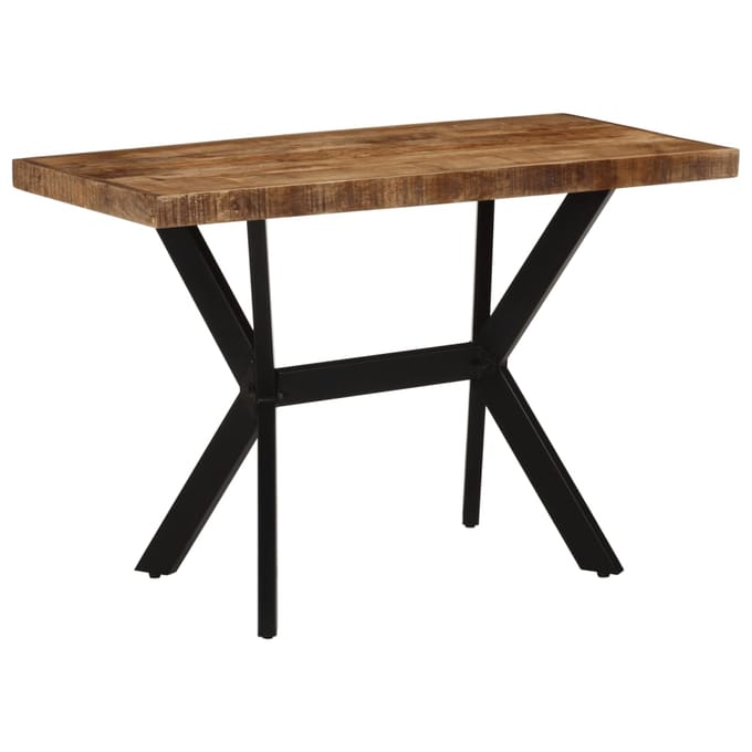 vidaXL - Eettafel - 110x55x75 - cm - massief - mangohout
