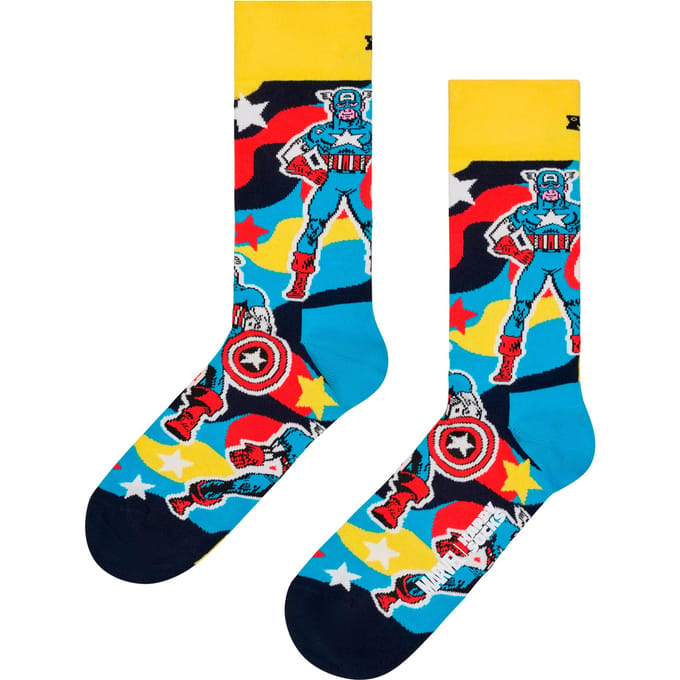 Heren Marvel Captain America Novelty Sokken | Cadeau Idee
