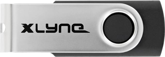 Xlyne USB-stick Retail 32 GB Zwart/zilver 7603200 USB-C