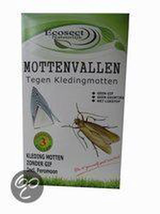 Blackstripe kledingmotten mottenval, set van 3 stuks mottenvallen