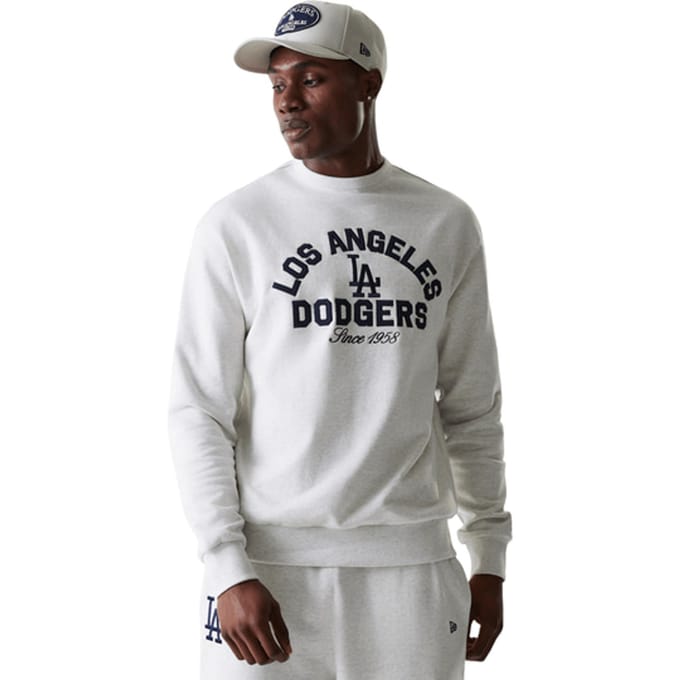 New Era Los Angeles Dodgers Heritage Oversized Sweatshirt Grijs