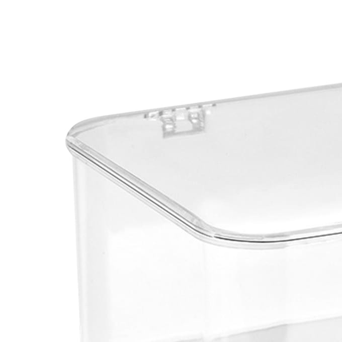 Bureau Opbergdoos Plastic Grote Capaciteit Stofdicht Multifunctioneel Telefoonhoesje Opberghouder met transparant