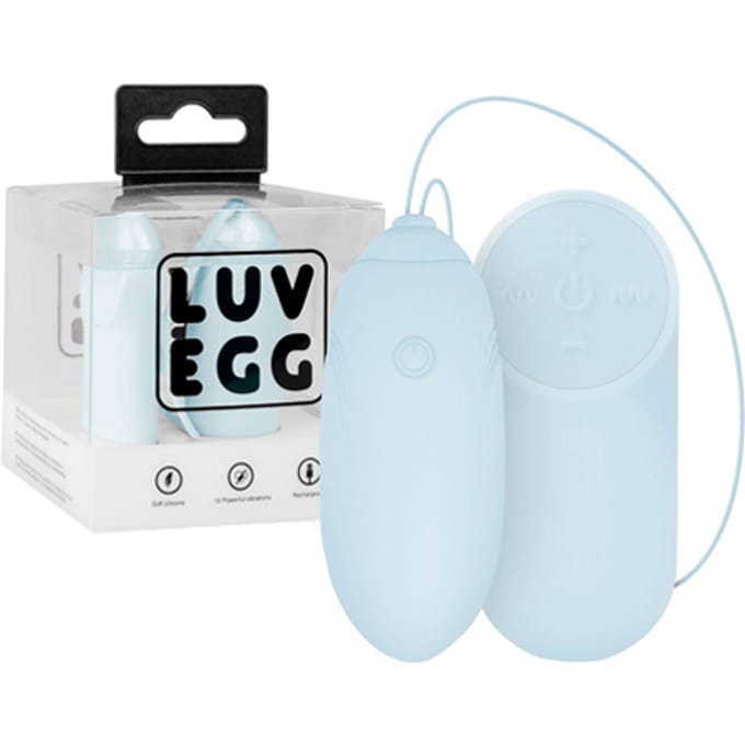 LUV EGG Oplaadbaar Vibrerend EI - Blauw - Speelgoed voor vrouwen