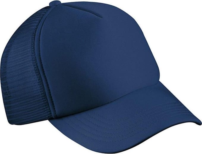 Myrtle Beach Volwassenen Unisex 5 Panel Polyester Mesh Cap (Marine)