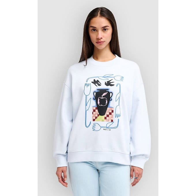 RVCA AF Love Birds Bf Crew Sweater blauw