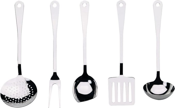 Alessi Kookgerei - AJM19S5 L - 5 stuks - door Jasper Morrison