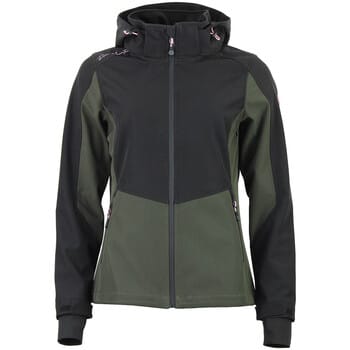 Dames capuchon zip hoodie mesh Peak Mountain Softshell