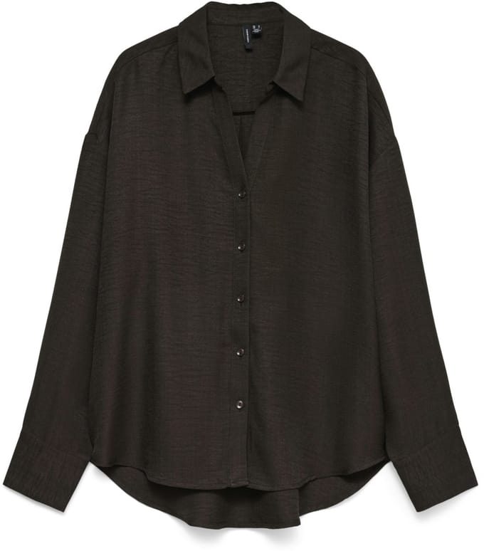 VERO MODA - VMMELANEY QUEENY LS SHIRT WVN NOOS - Dames - Blouses