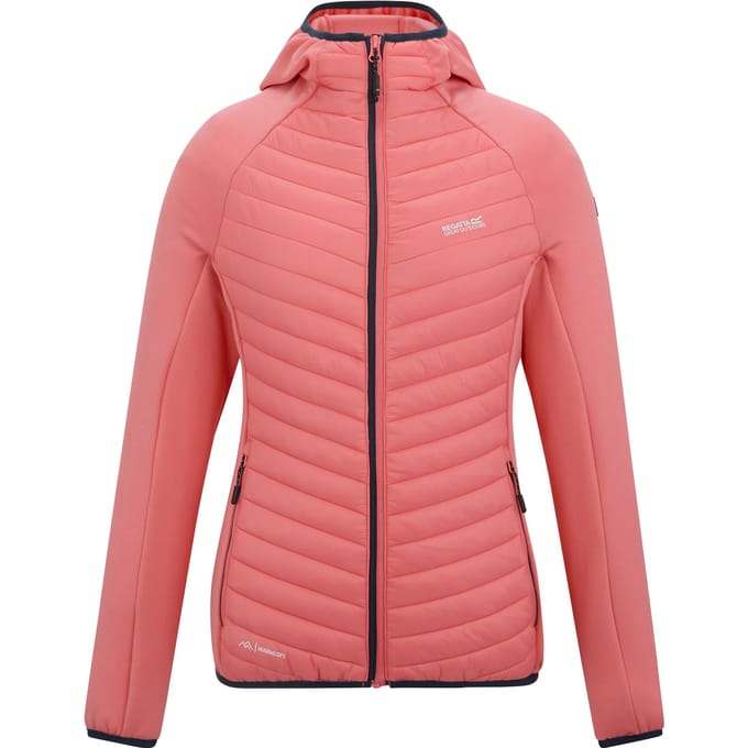 Regatta Dames/Dames Anderson Hybride Jas (Perzik Roze)