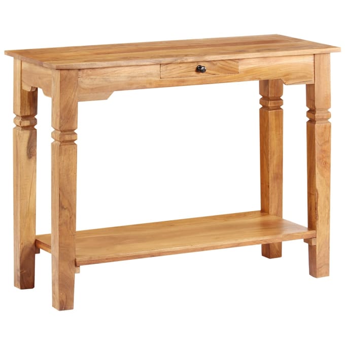 vidaXL - Wandtafel - 100x40x76 - cm - massief - acaciahout