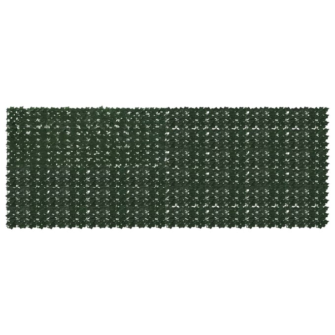 vidaXL - Balkonscherm - met - bladeren - Donkergroen - 400 - x - 150 - cm