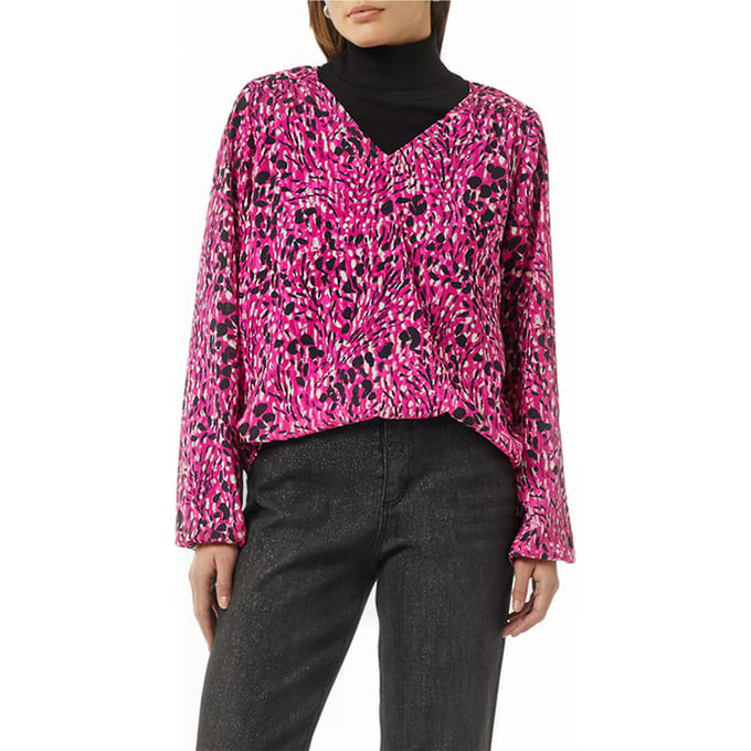 Comma Blouse Pink Taglia: 34 | Maglie a manica lunga Outlet | Donna | Rosa