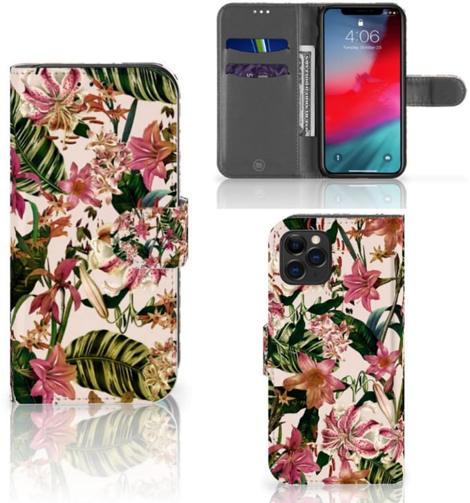 Apple iPhone 11 Pro Hoesje Flowers
