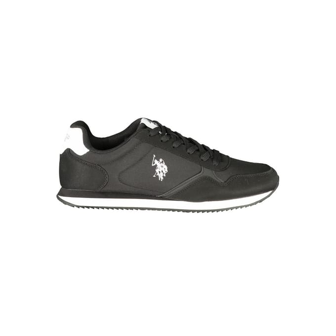 U.S. POLO ASSN. Zwarte Polyurethaan Sneakers voor Mannen