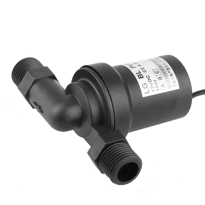 12V 10W DC Borstelloze Zonne Hoge Temperatuur Waterpomp voor Circulatiepompen