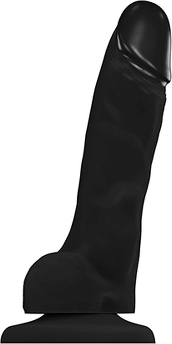 Strap-On-Me - Soft Realistic - Dildo Met Zuignap - Zwart - Maat XL
