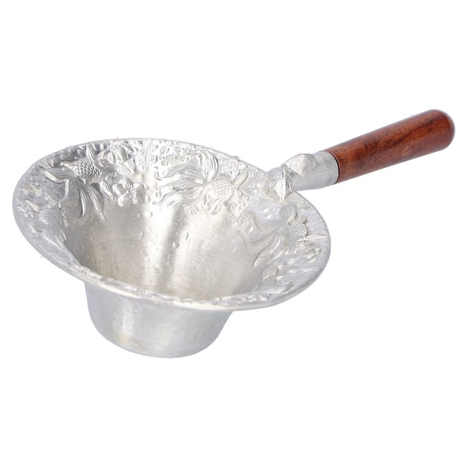 Theezeef Japans Stijl Handgemaakt Thee Blad Infuser Filter Thee Set Accessoires(Rood houten handvat ) white