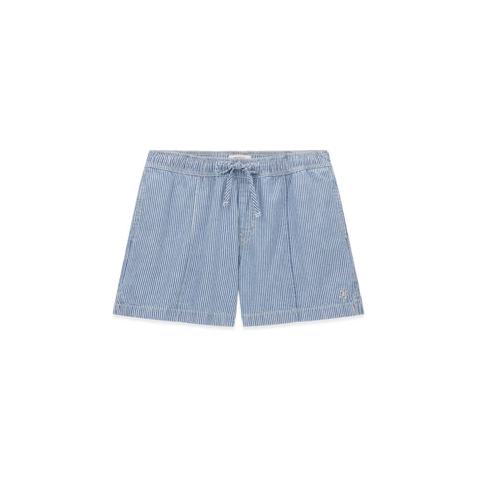 Shorts met elastische boord en trekkoord