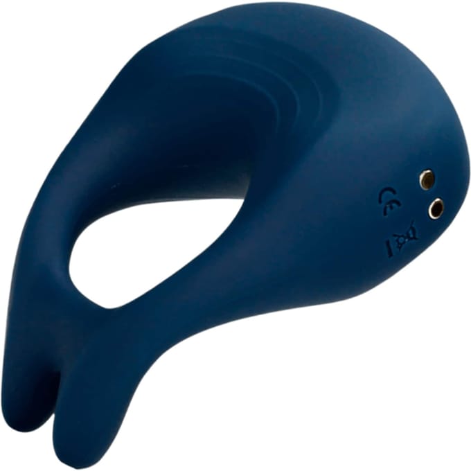 Shots - Loveline LOVE020BLU - Pointed Vibrating Cock Ring - Baltic Blue