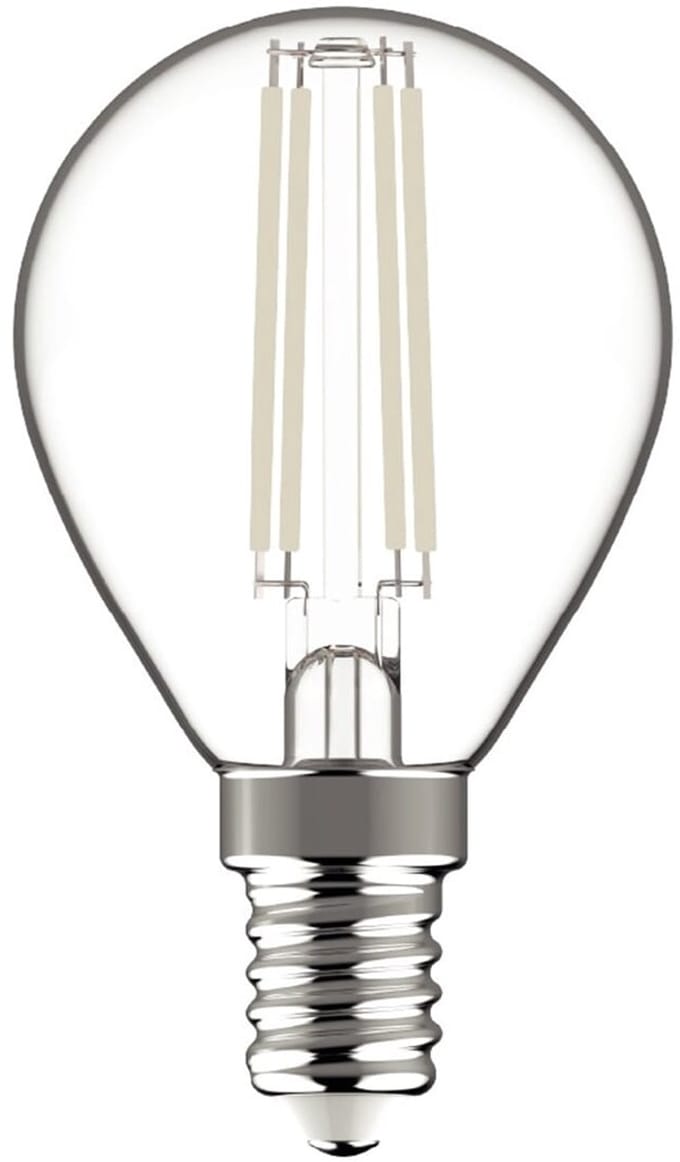 Avide E14 LED Filament Lamp 6.5W - 806lm - 4000K - Neutraal Wit - LED Mini Globe P45 - Vervangt 60W Gloeilamp
