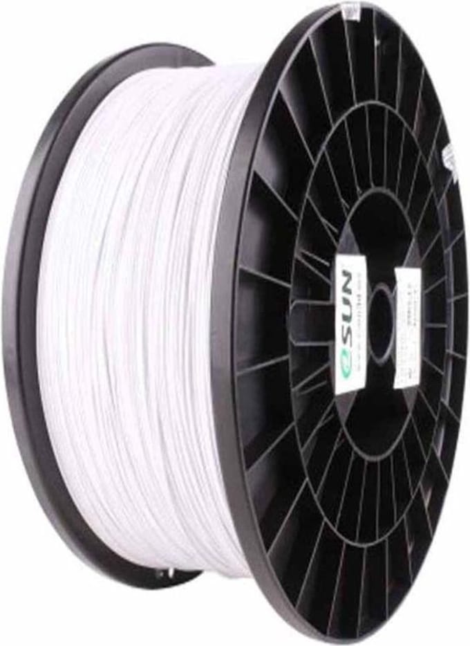 eSun - PLA+ Filament, 1.75mm, Cold White - 3kg