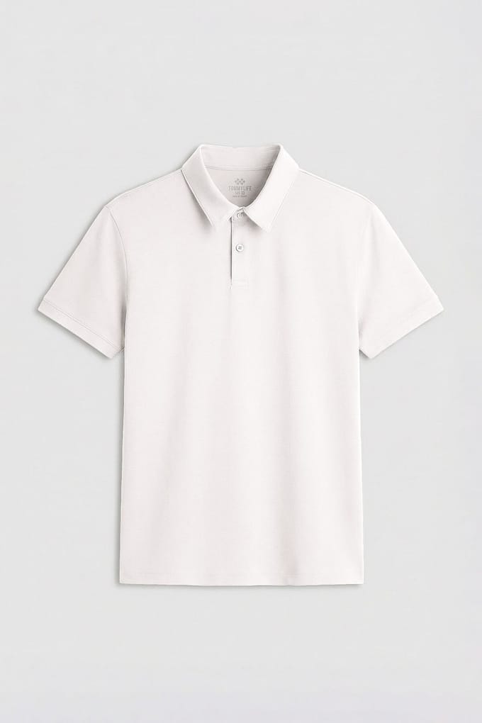 Heren Katoen Elastaan Polo T-Shirt