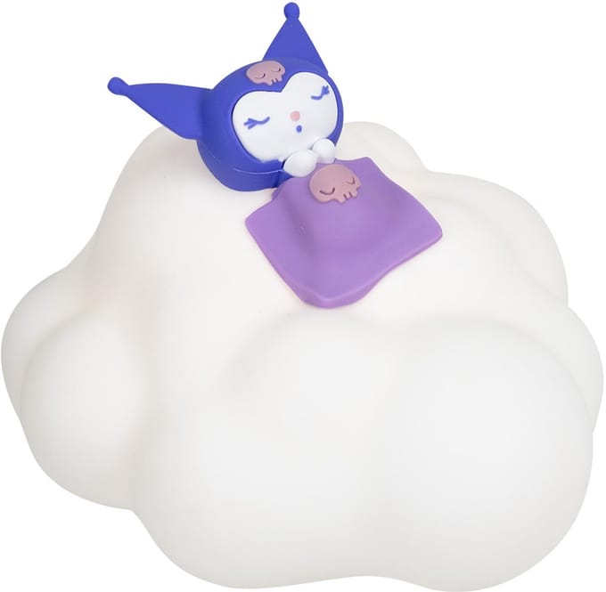 Kuromi - wolk design - sfeerlicht lamp - USB-C oplaadbaar (Sanrio)