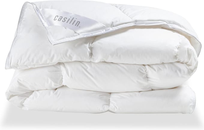 Casilin Donsdeken 2 Persoons 260 x 220cm Dekbed - 100% Ganzendons - Extra Breed Winterdekbed - Hotelkwaliteit - Wit
