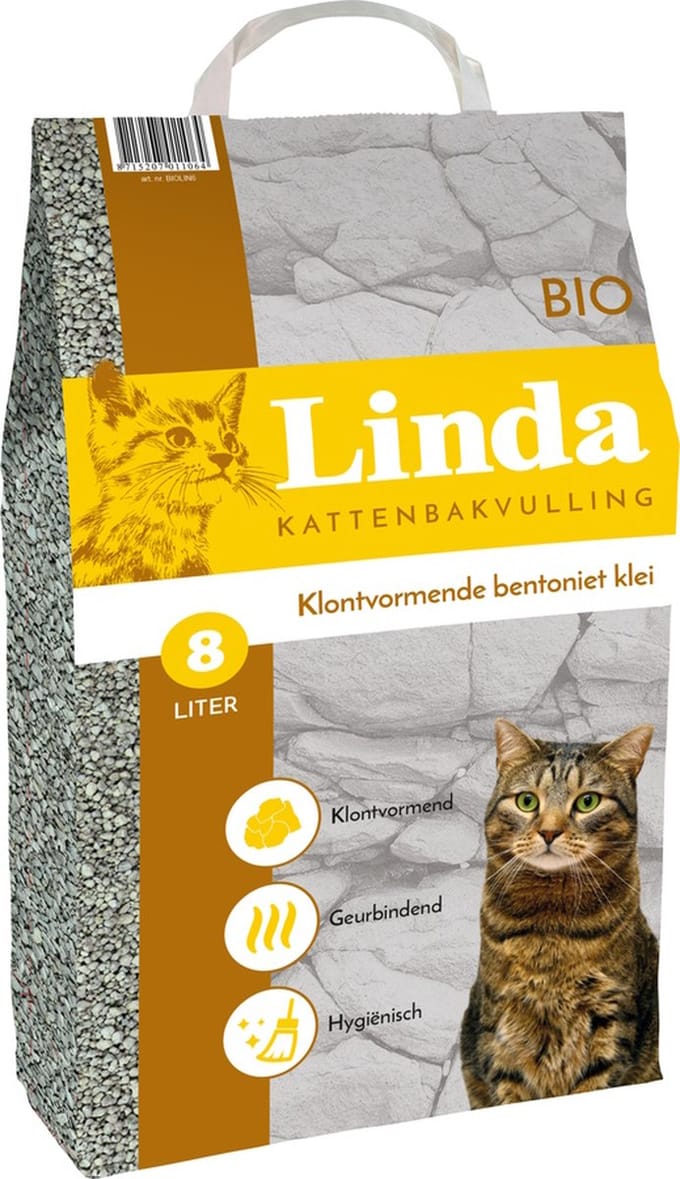 Linda Bio-Kattenbakvulling - 8 liter - Klontvormend