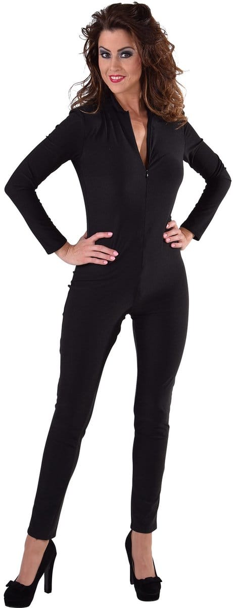 Magic Design Kostuum Catsuit Dames Polyester Zwart Maat L