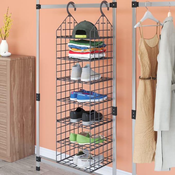 Vidaxl Hangende Organizer Voor Kledingkast Met 7 Planken
